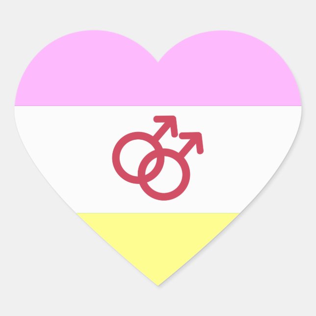 TWINK PRIDE HEART STICKER (Front)