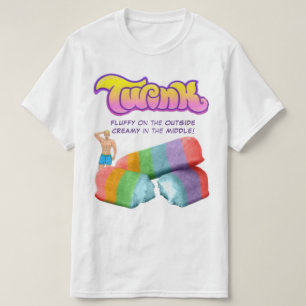 Twink Rainbow Cake Gay Pride LGBTQ+  T-Shirt