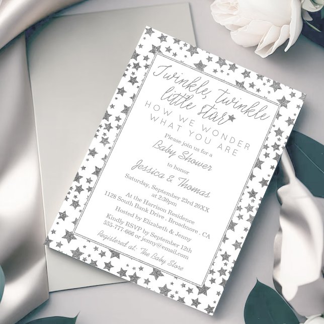 Twink, Twinkle Little Star Baby Shower Invitation (Creator Uploaded)