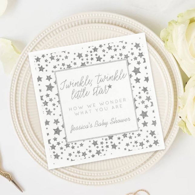 Twink, Twinkle Little Star Baby Shower Napkin (Creator Uploaded)