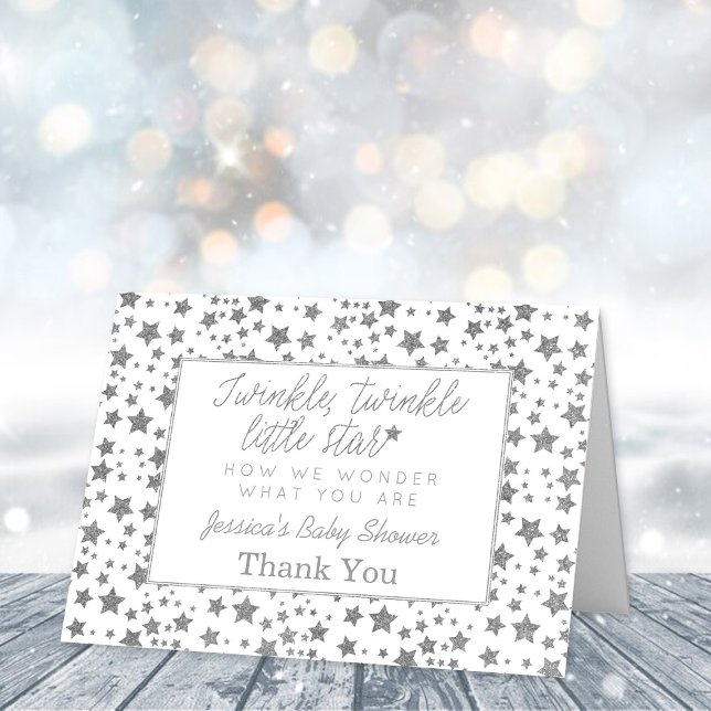 Twink, Twinkle Little Star Baby Shower Thank You Card (Creator Uploaded)