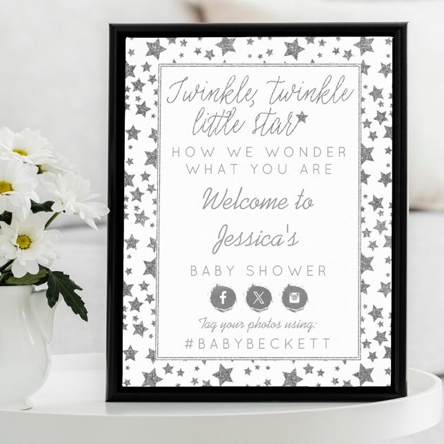Twink, Twinkle Little Star Baby Shower Welcome Poster (Creator Uploaded)