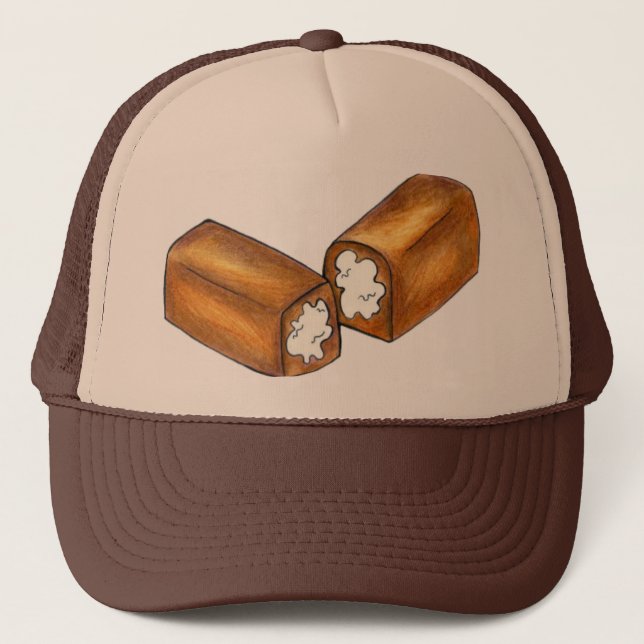 Twinkie Cream-Filled Snack Cake Junk Food Foodie Trucker Hat (Front)