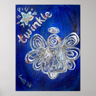 Twinkle Angel Art Print Poster