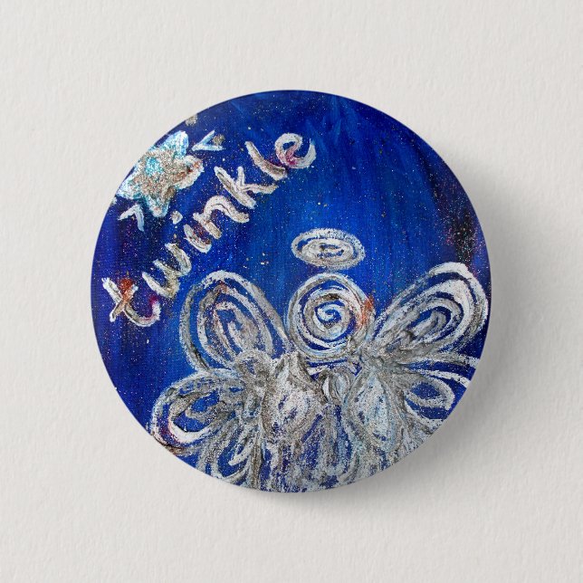 Twinkle Angel Button (Front)