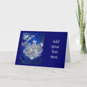 Twinkle Angel Greeting Card or Note Card