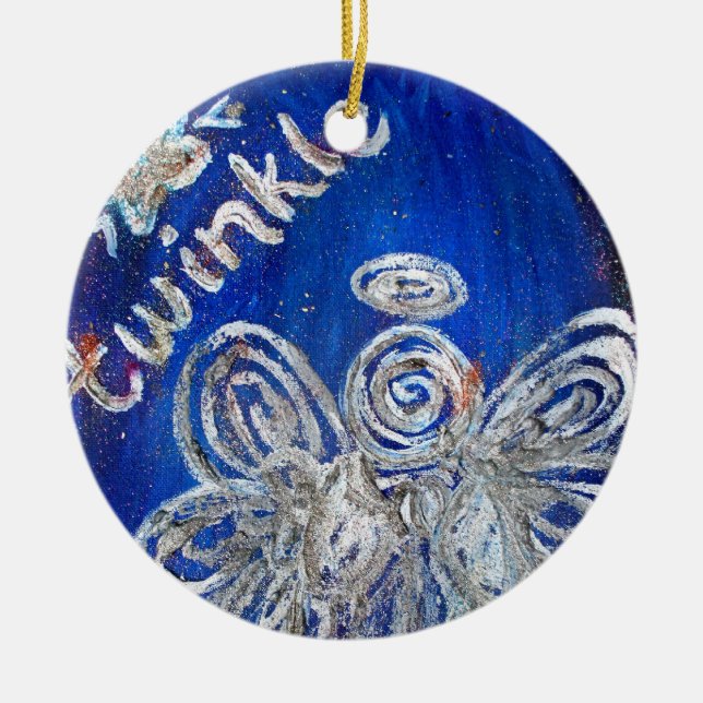 Twinkle Angel Ornament Pendant (Front)