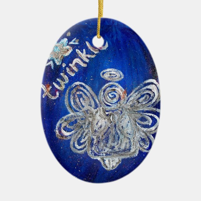 Twinkle Angel Ornament Pendant (Front)