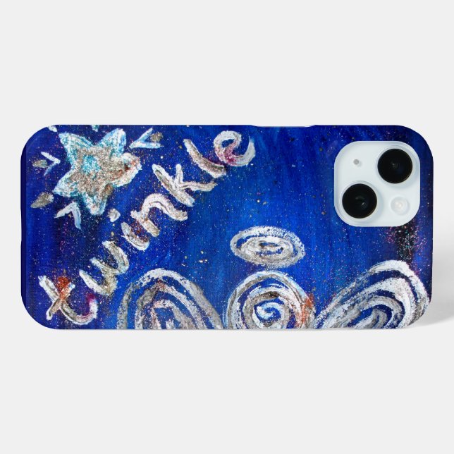 Twinkle Guardian Angel Art Custom iPhone Case (Back (Horizontal))