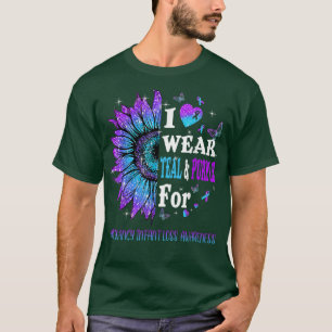 Twinkle Heart Sunflower Pregnancy Infant Loss Awar T-Shirt