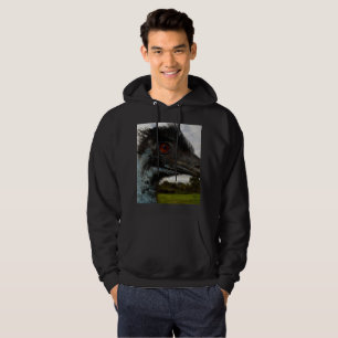 "Twinkle in the Eye: An Emu’s Curious Gaze" Hoodie