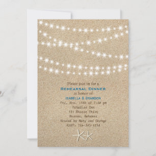 Twinkle Lights Destination Rehearsal Dinner Invite