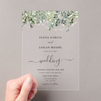 Twinkle Lights Greenery Wedding