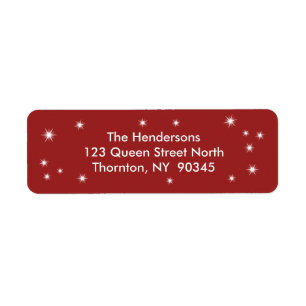 Twinkle Lights Return Address Labels