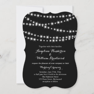 Twinkle Lights Wedding Invitation 2