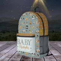 Twinkle Little Star Animal Pattern Boy Baby Name