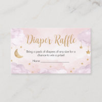 Twinkle Little Star Baby Shower Diaper Raffle