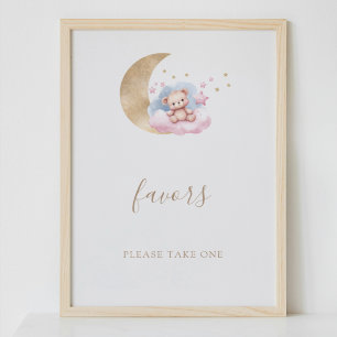 Twinkle Little Star Baby Shower Favors Sign