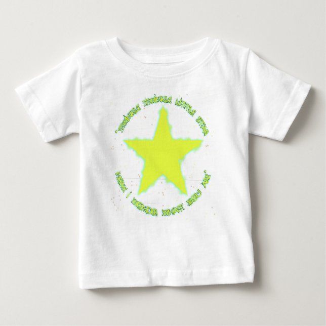 Twinkle Little Star Baby T-Shirt (Front)