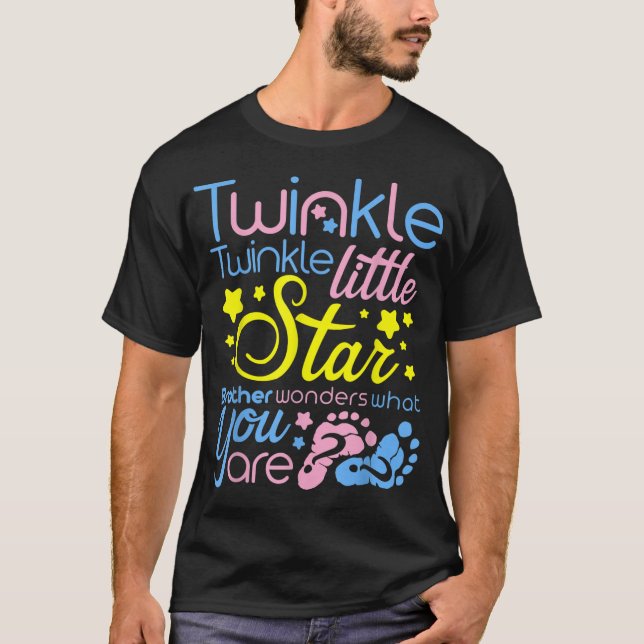 Twinkle Little Star Brother Wonders What You Are G T-Shirt (Front)