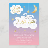 Twinkle Little Star Bunny Gender Reveal Party