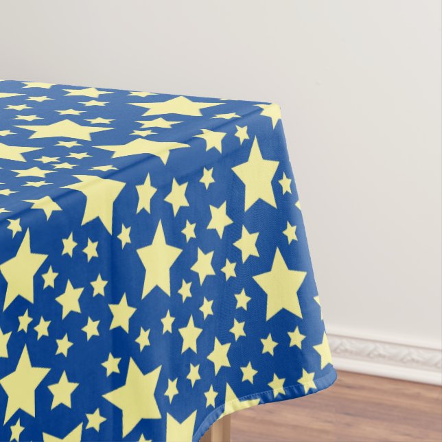 Twinkle Little Star Cute 1st Birthday Party Theme Tablecloth (In Situ)