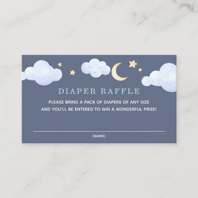Twinkle Little Star Elephant Raffle insert card (Front)
