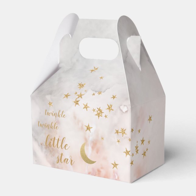 Twinkle Little Star Favour Box Over The Moon Favou (Front Side)