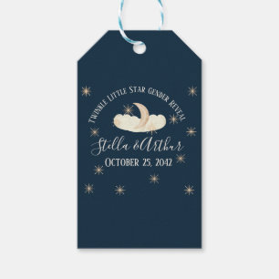 Twinkle Little Star Gender Reveal–Celestial Party Gift Tags