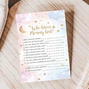 Twinkle Little Star Gender Reveal Who Knows Game