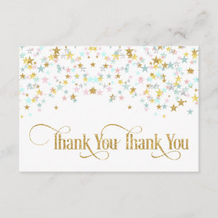 Twinkle Little Star Thank You White or Any Colour