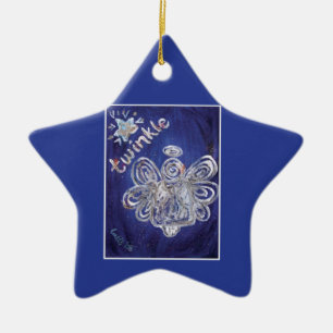 Twinkle Silver Angel Art Ornament Pendant