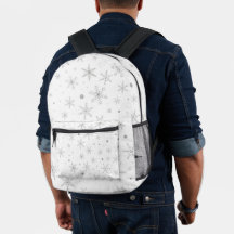 Twinkle Snowflake -Silver Grey & White-