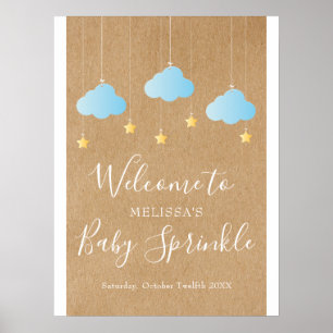 Twinkle Sprinkle Baby Sprinkle / Shower Welcome Poster