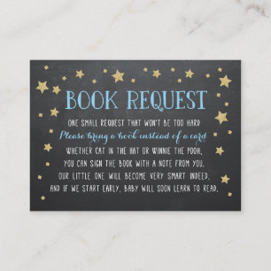 Twinkle Star Book Request, Nursery Rhyme Enclosure Card