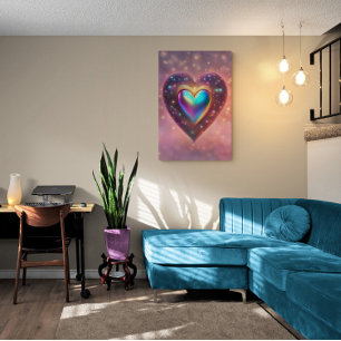 Twinkle Star Heart Poster