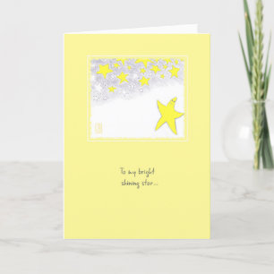 Twinkle Stars Inspirational Greeting Card
