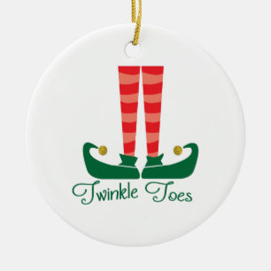 Twinkle Toes Ceramic Tree Decoration