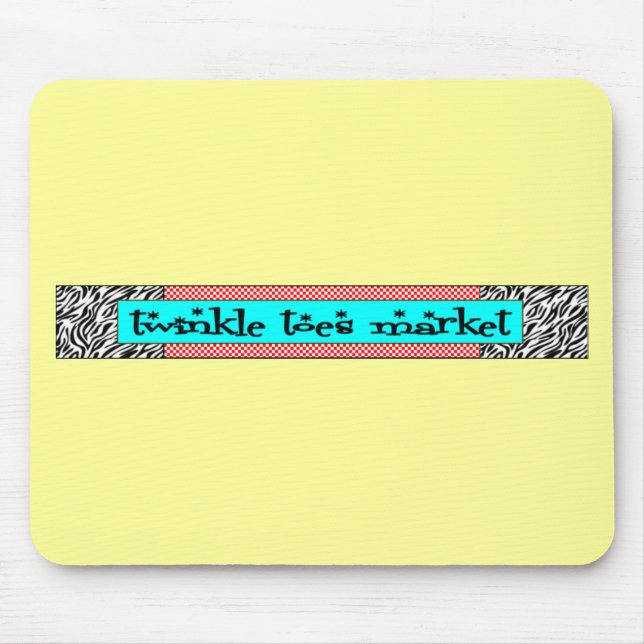 Twinkle Toes Market Logo Mouse Pad (Front)