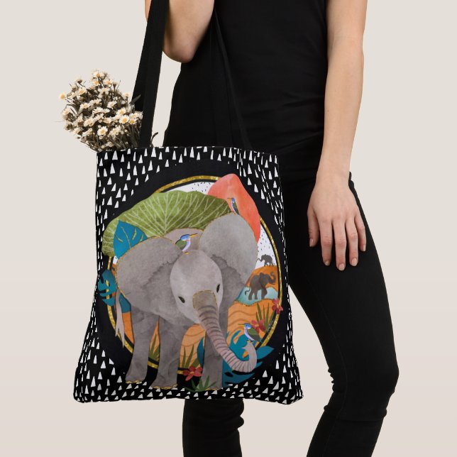 TWINKLE-TOES SAFARI tote or cross body bag 2 sizes (Close Up)