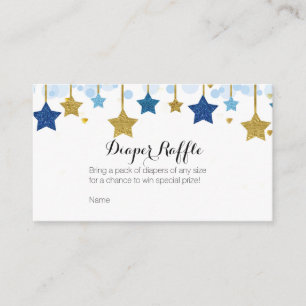 Twinkle Twinkle Baby Shower - Diaper Raffle Card