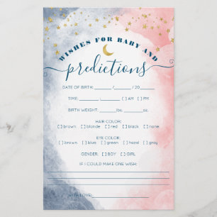 Twinkle Twinkle Double Sided Gender Reveal Games