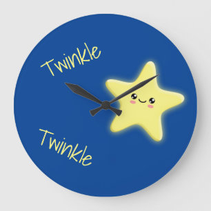Twinkle Twinkle Large Clock