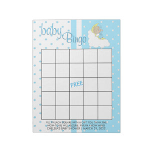 Twinkle, Twinkle Little Star -  Baby Boy - Bingo Notepad