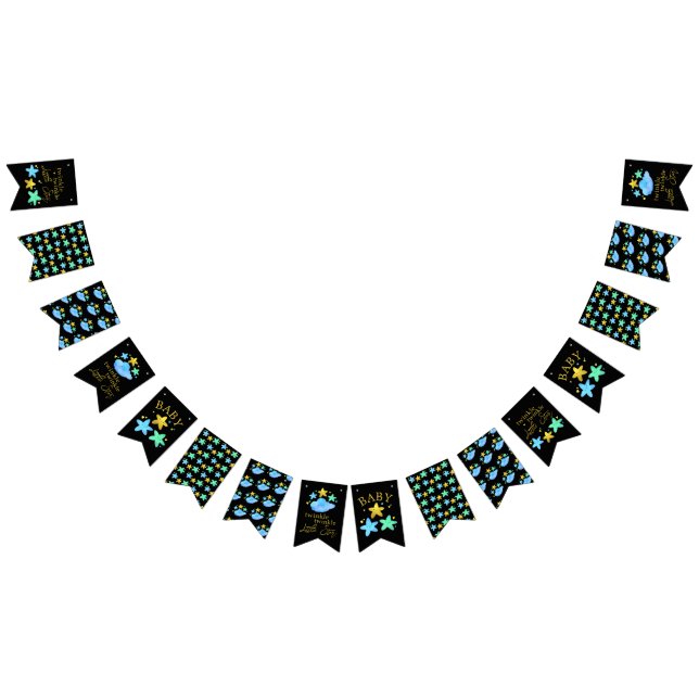 Twinkle Twinkle Little Star Baby Shower Bunting Fl Bunting (All)