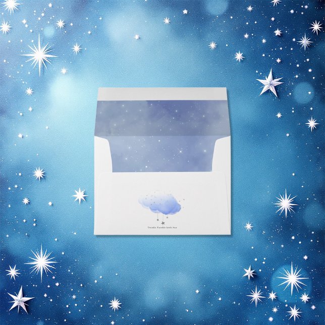 Twinkle Twinkle Little Star Baby Shower Envelope (Twinkle Twinkle Little Star Baby Shower Envelope)