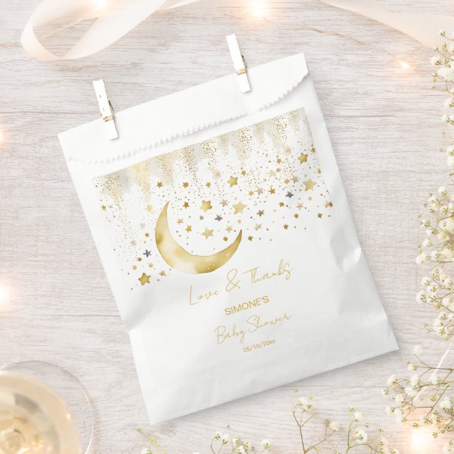 Twinkle twinkle little star baby shower favour favour bag (Clipped)