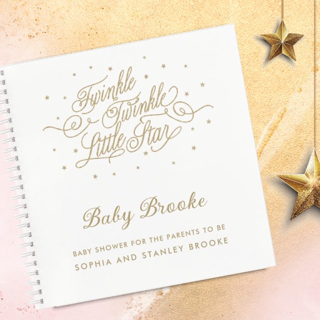 Twinkle Twinkle Little Star Baby Shower Guest Book (Creator Uploaded)