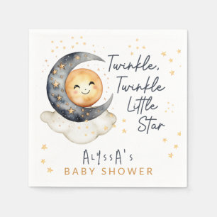 Twinkle Twinkle Little Star Baby Shower Napkin