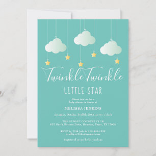 Twinkle Twinkle Little Star Baby Shower / Sprinkle Invitation